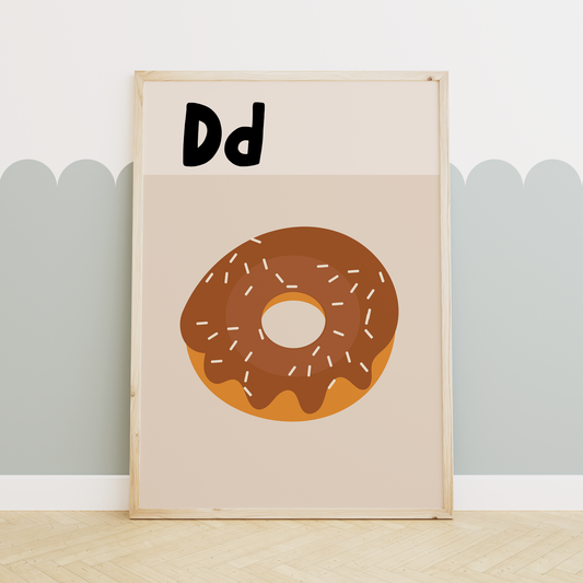 Alphabet D | Art Print