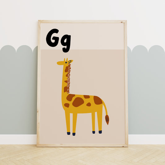 Alphabet G | Art Print