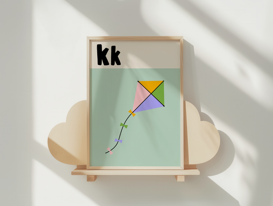 Alphabet K | Art Print