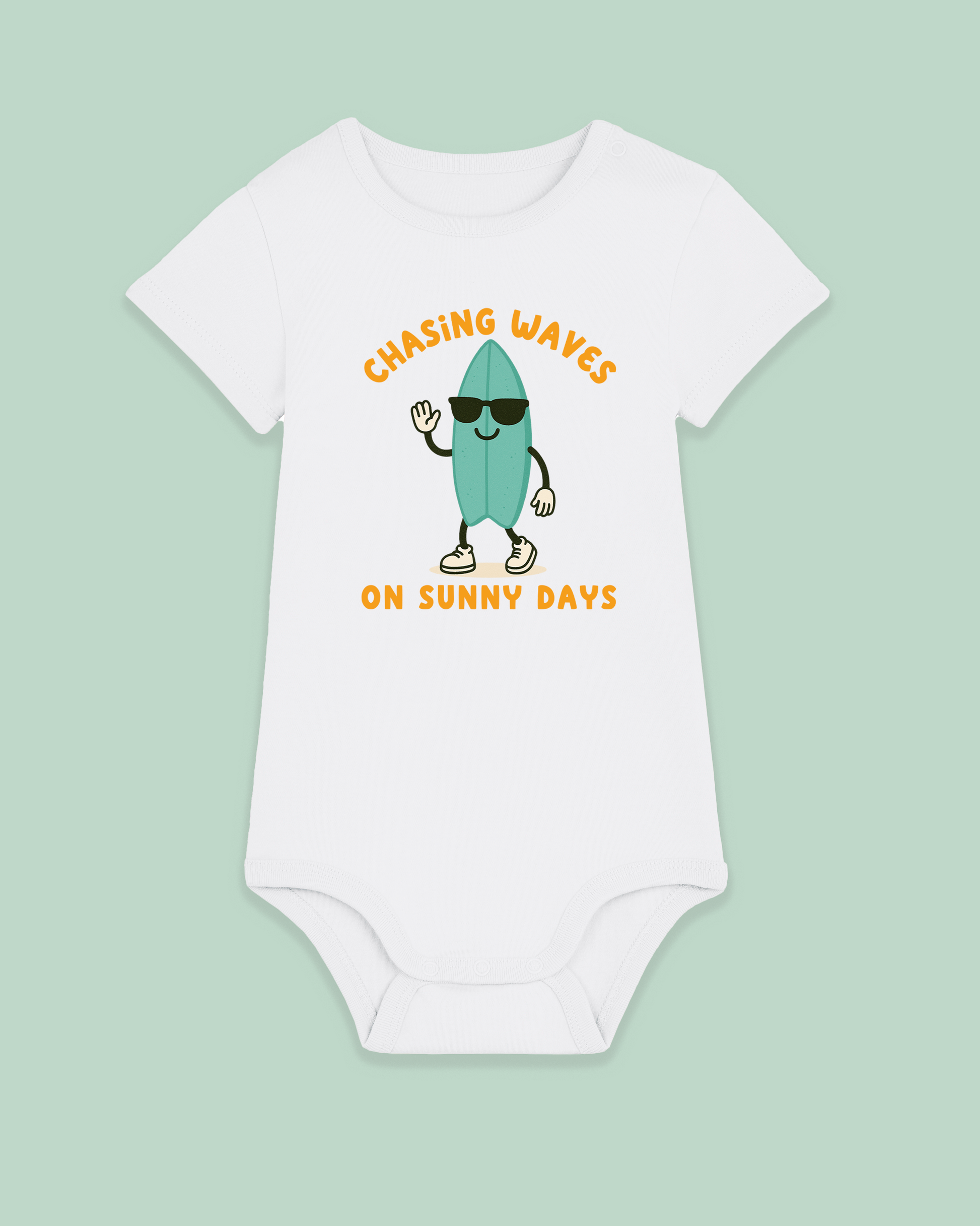 Baby Bodysuit | Chasing Waves On Sunny Days - Hey Wonder