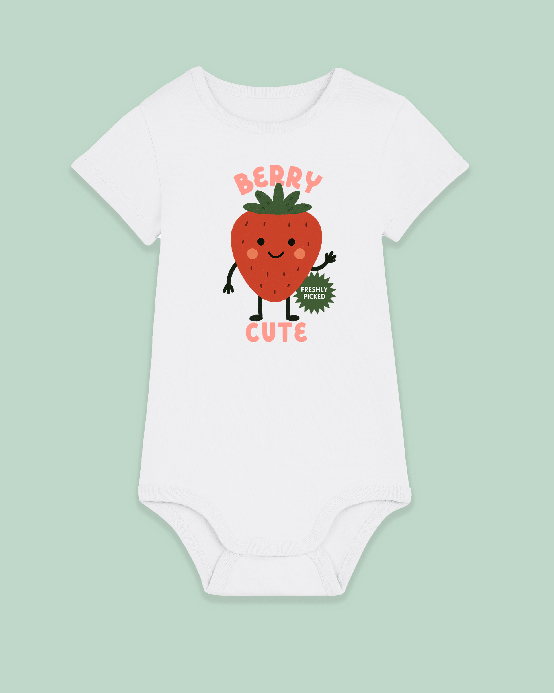 Baby Bodysuit | Berry Cute - Hey Wonder