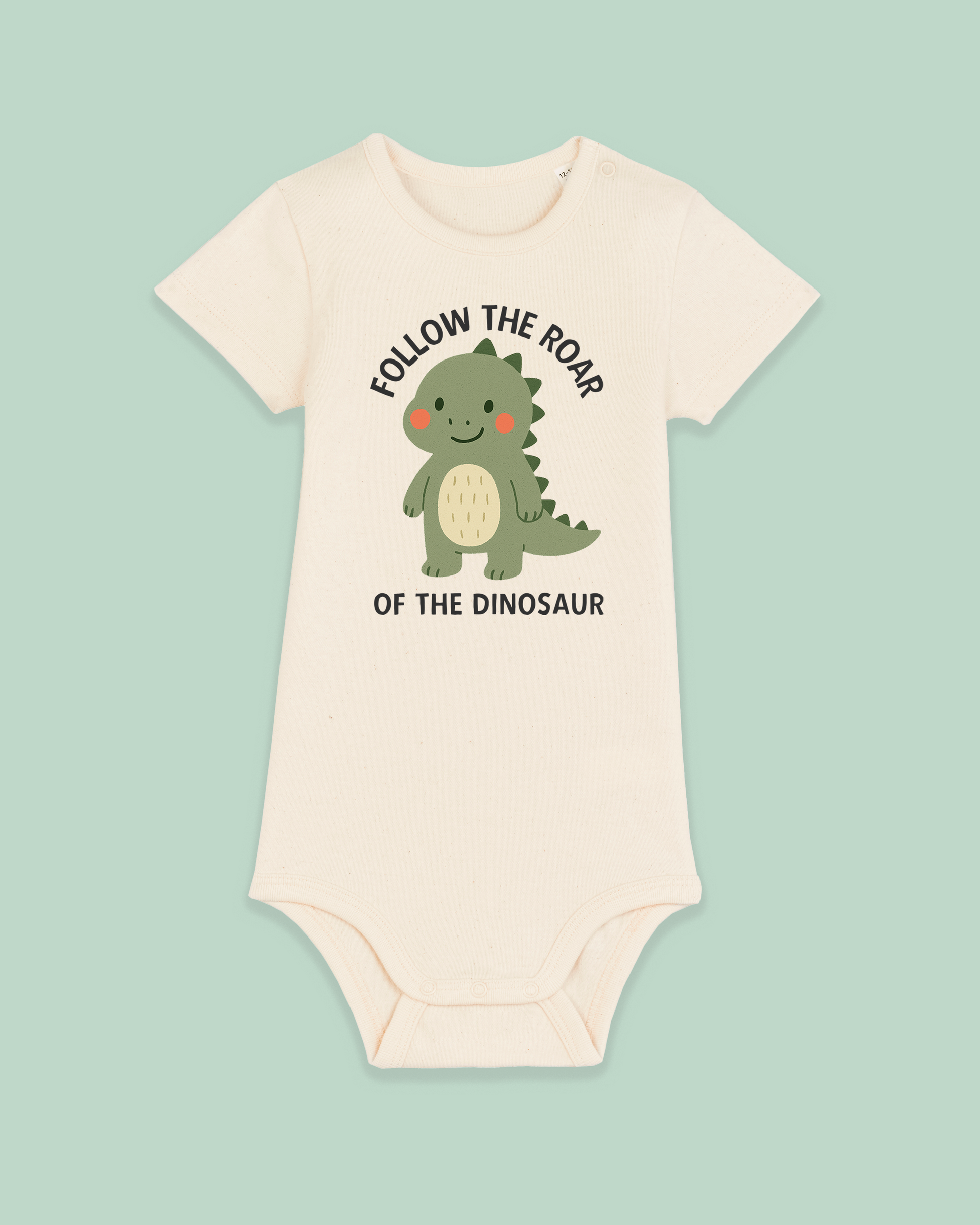 Baby Bodysuit | Follow The Roar Of The Dinosaur - Hey Wonder