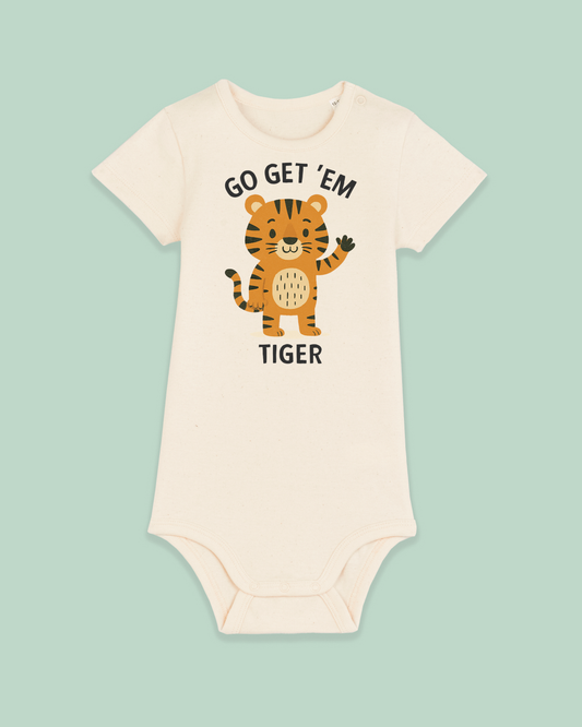 Baby Bodysuit | Go Get 'Em Tiger - Hey Wonder