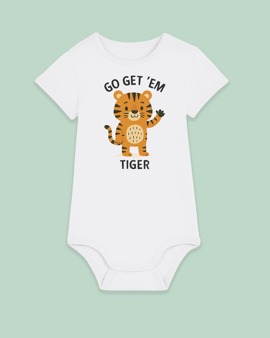 Baby Bodysuit | Go Get 'Em Tiger - Hey Wonder