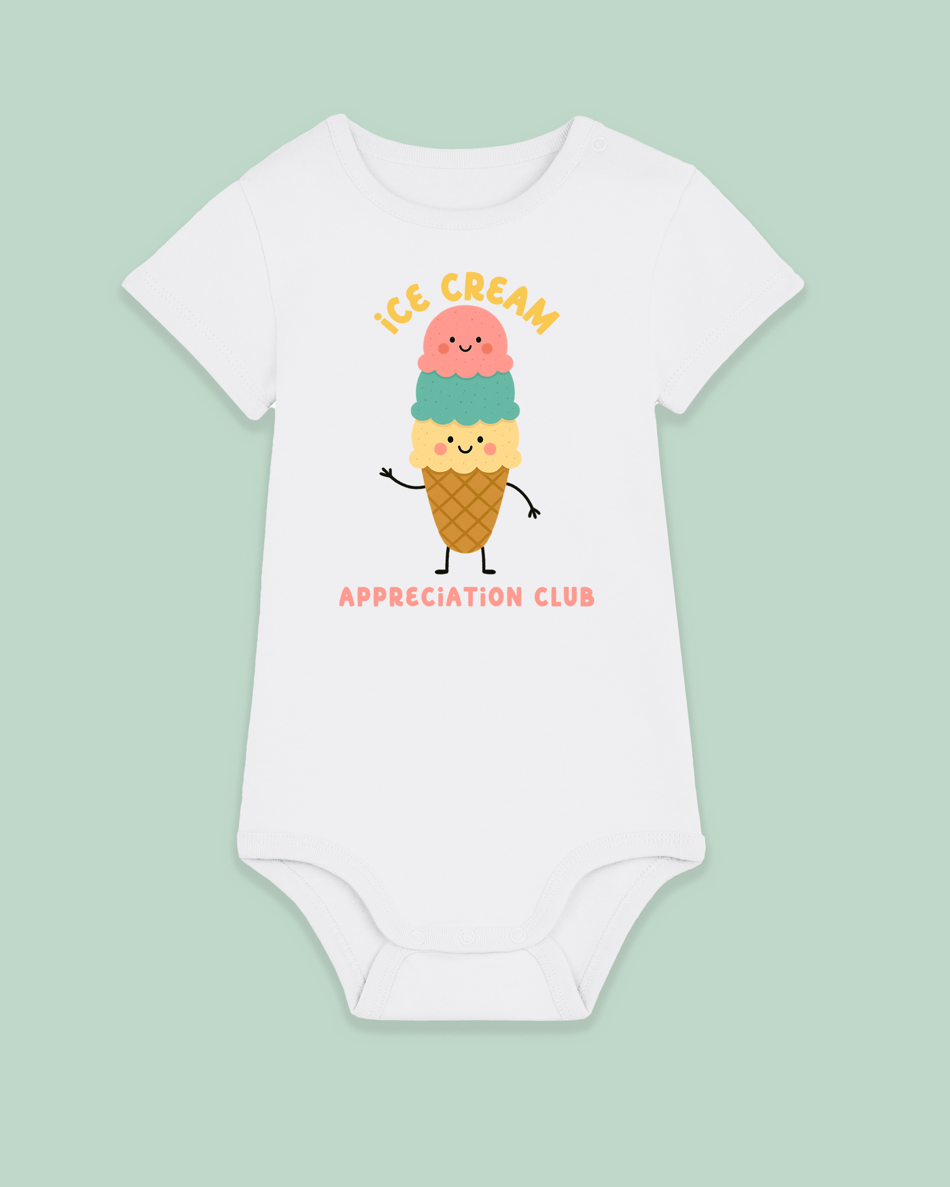 Baby Bodysuit | Ice Cream Appreciation Club - Hey Wonder