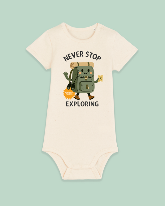 Baby Bodysuit | Never Stop Exploring - Hey Wonder