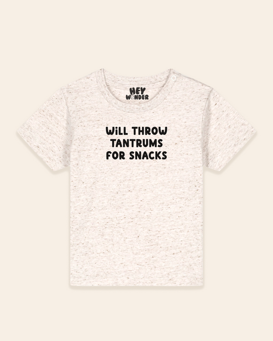 Baby T Shirt | Will Throw Tantrums For Snacks