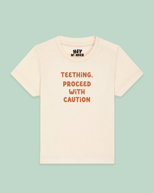 Baby T Shirt | Teething. Proceed With Caution