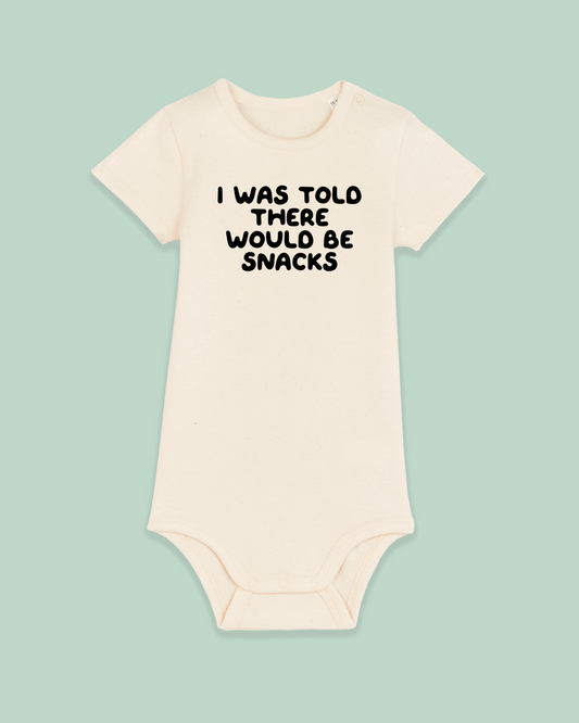Baby Bodysuit | I Was Told There Would Be Snacks