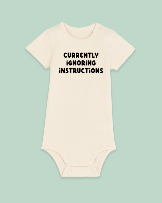 Baby Bodysuit | Currently Ignoring Instructions