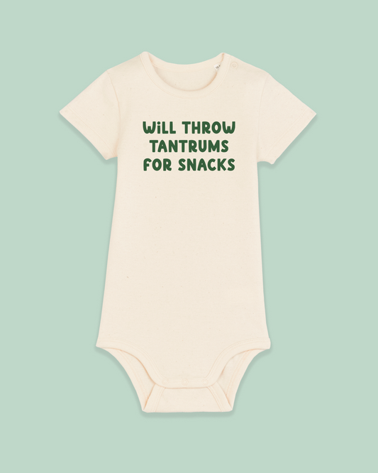 Baby Bodysuit | Will Throw Tantrums For Snacks