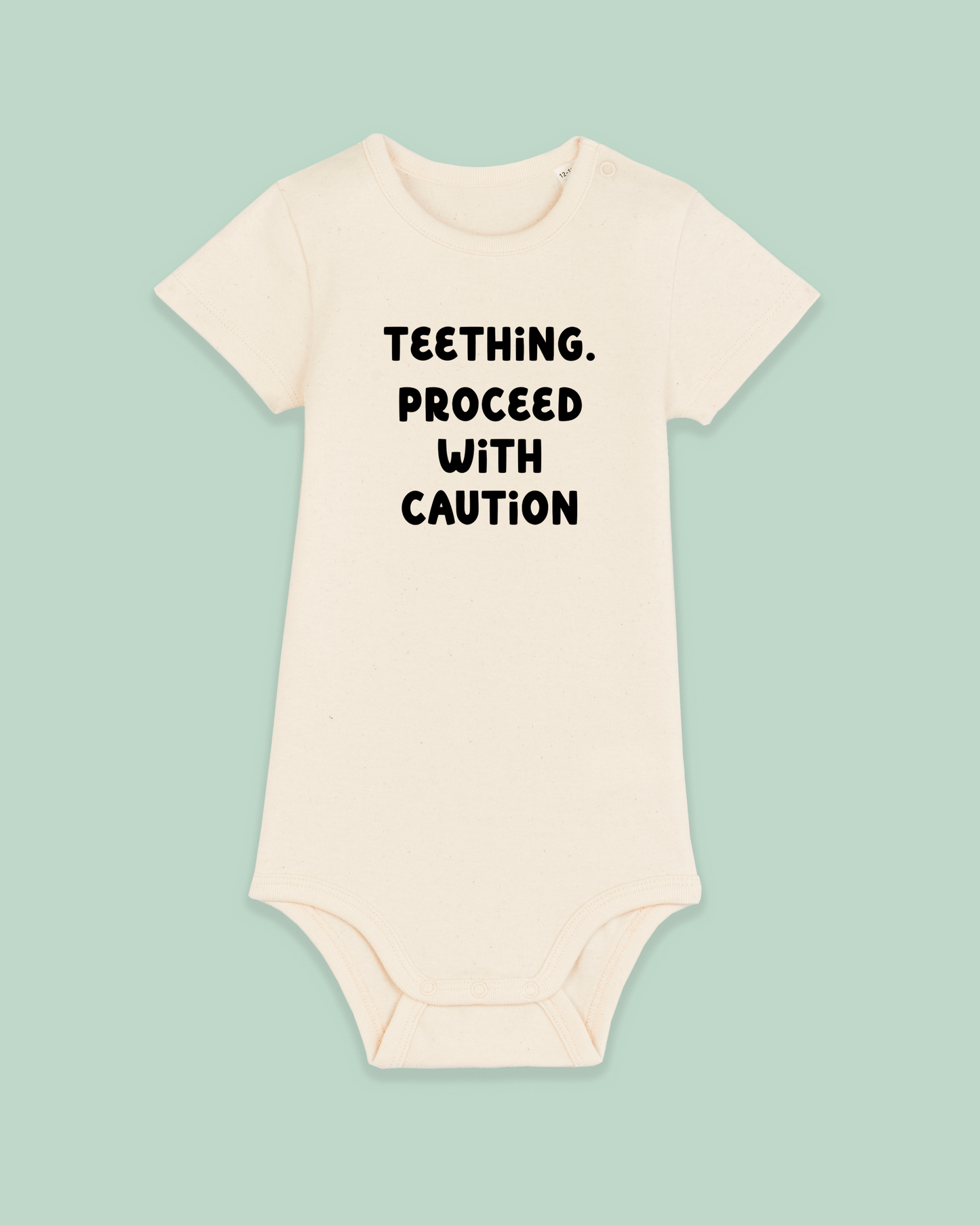 Baby Bodysuit | Teething. Proceed With Caution