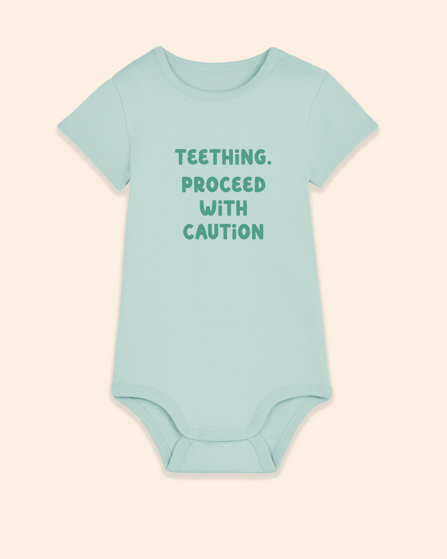Baby Bodysuit | Teething. Proceed With Caution