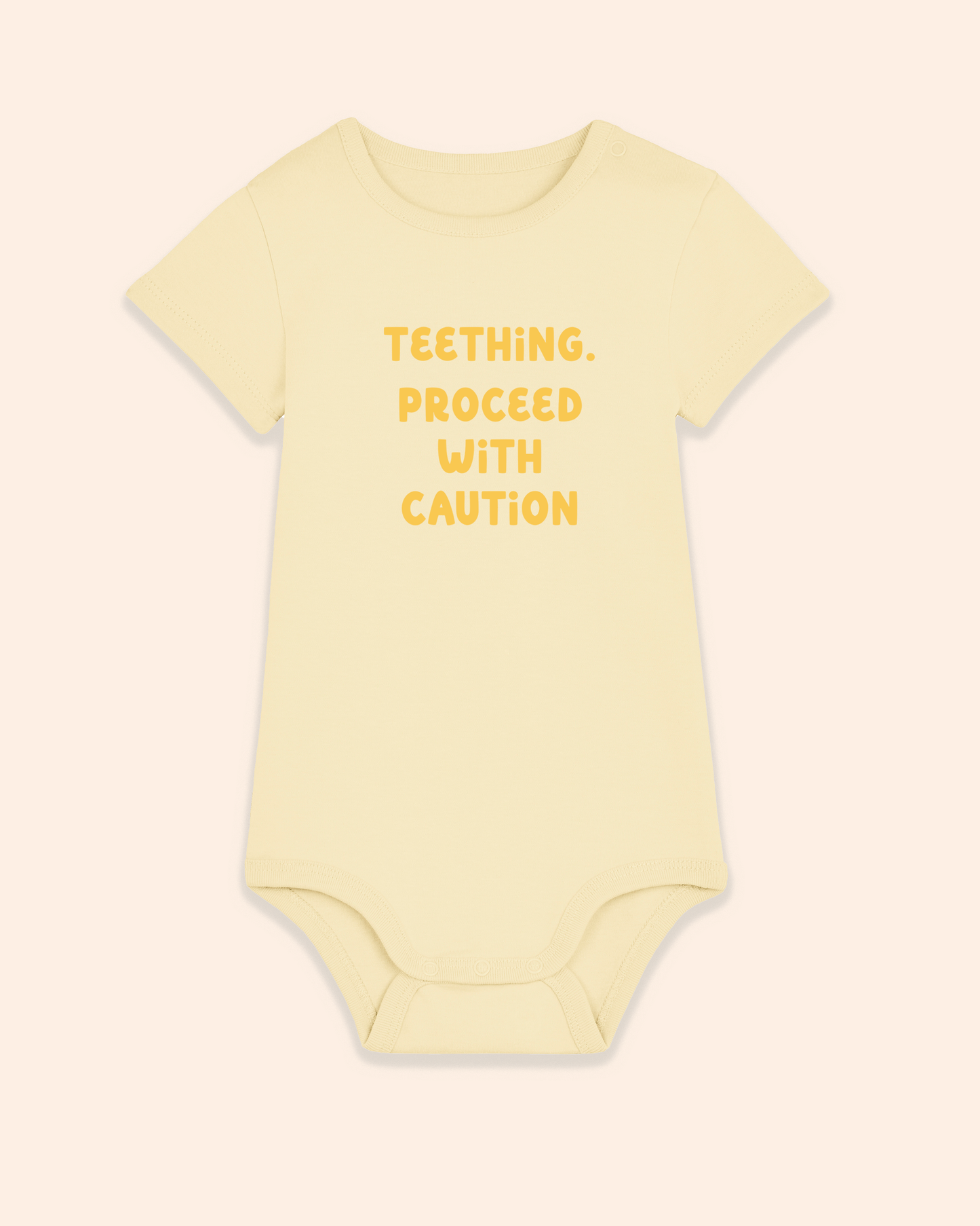 Baby Bodysuit | Teething. Proceed With Caution