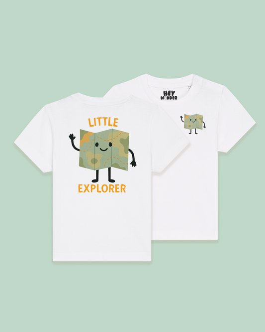 Baby T Shirt | Little Explorer | Back Design