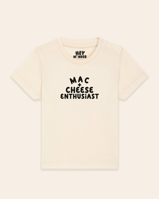 Baby T Shirt | Mac + Cheese Enthusiast