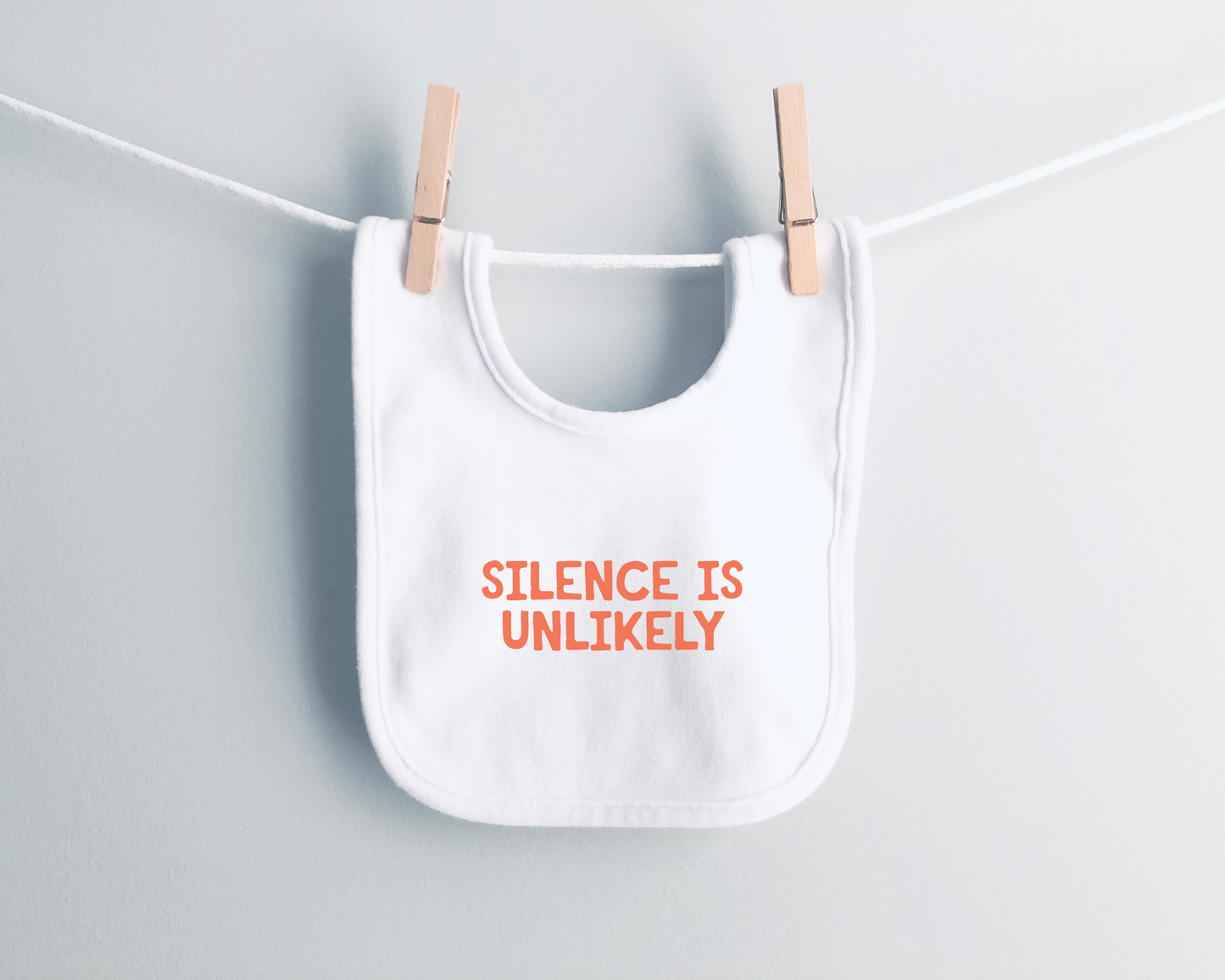 Baby Bib | Silence Is Unlikely