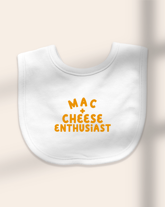 Baby Bib | Mac and Cheese Enthusiast