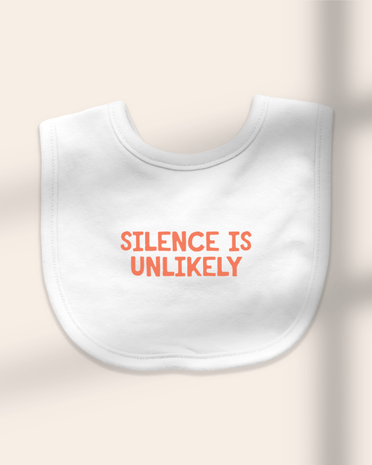 Baby Bib | Silence Is Unlikely