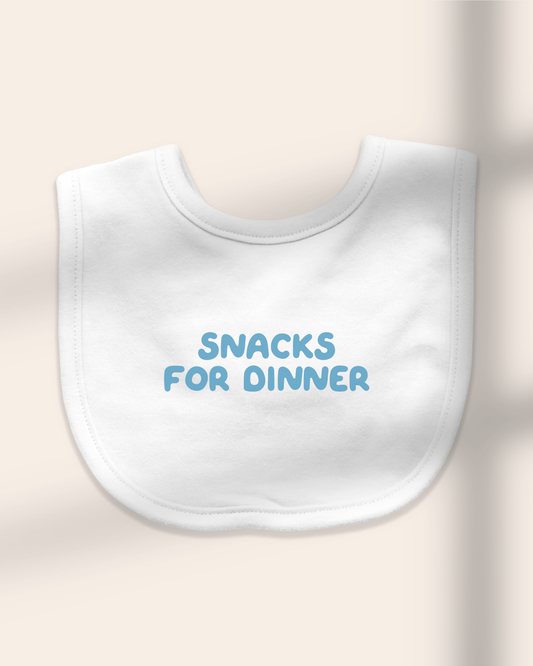 Baby Bib | Snacks For Dinner