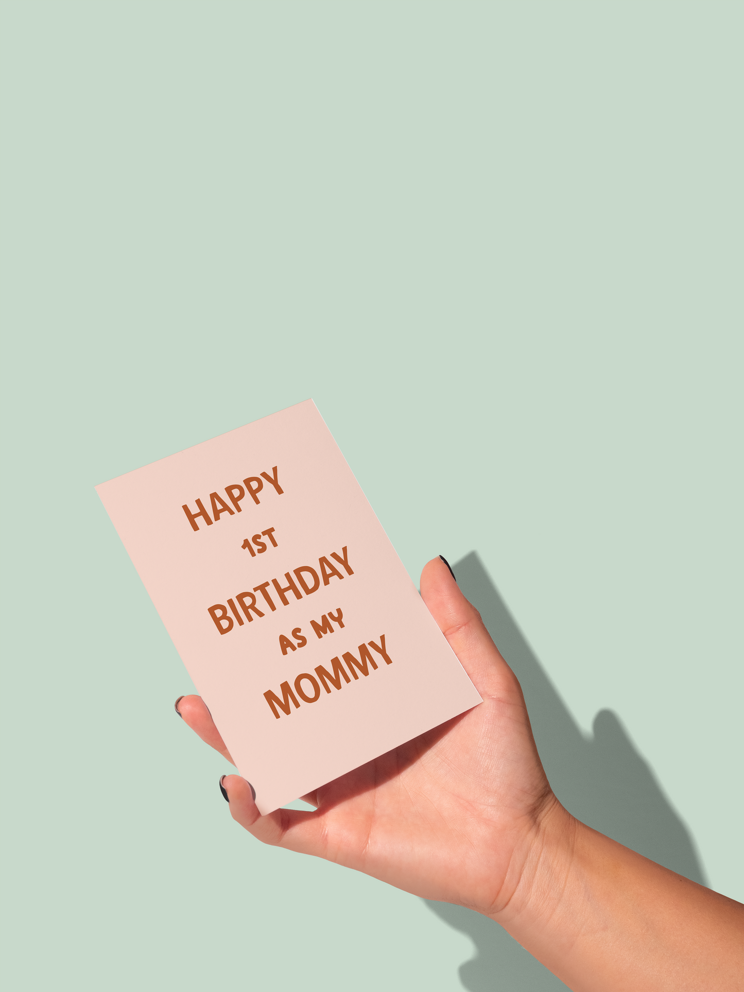 Happy 1st Birthday As My Mummy / Mommy / Mammy | Greeting Card