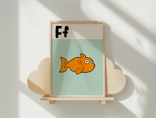Alphabet F | Art Print