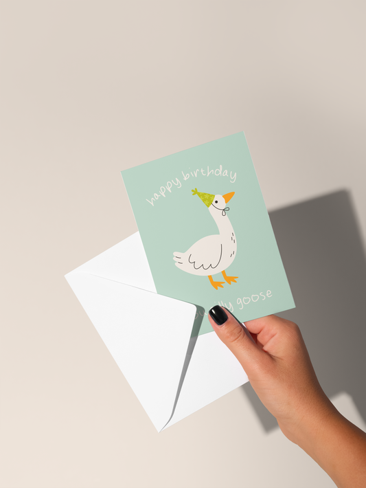 Happy Birthday You Silly Goose | Greeting Card