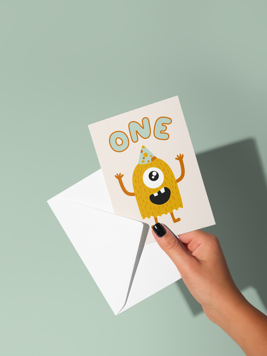 Monster Age Birthday | Greeting Card