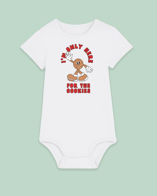 Christmas Baby Bodysuit | I'm Only Here For The Cookies