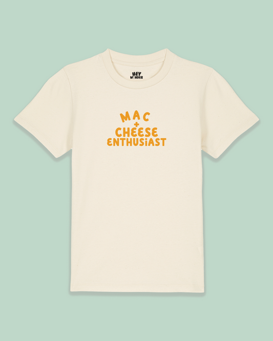 Kids T Shirt | Mac and Cheese Enthusiast