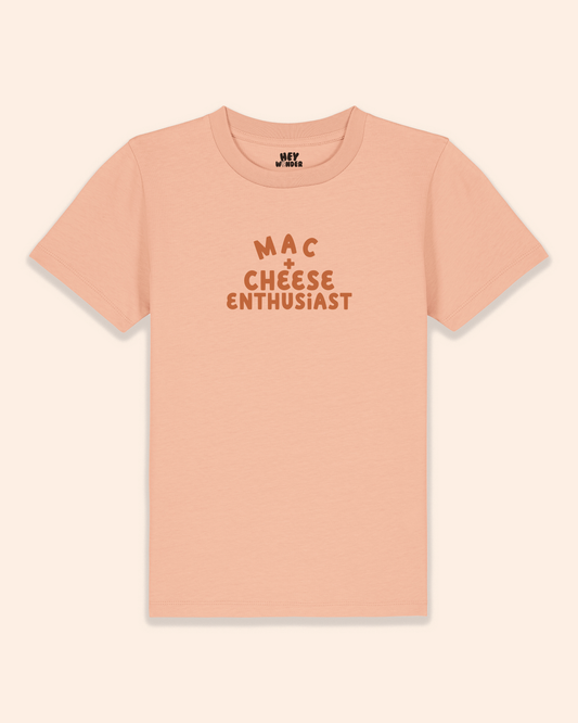 Kids T Shirt | Mac and Cheese Enthusiast
