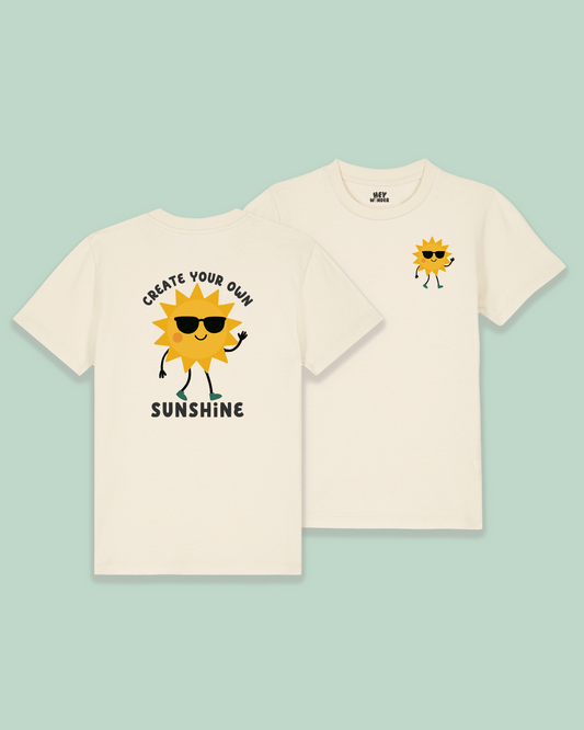 Kids T Shirt | Create Your Own Sunshine | Back Design