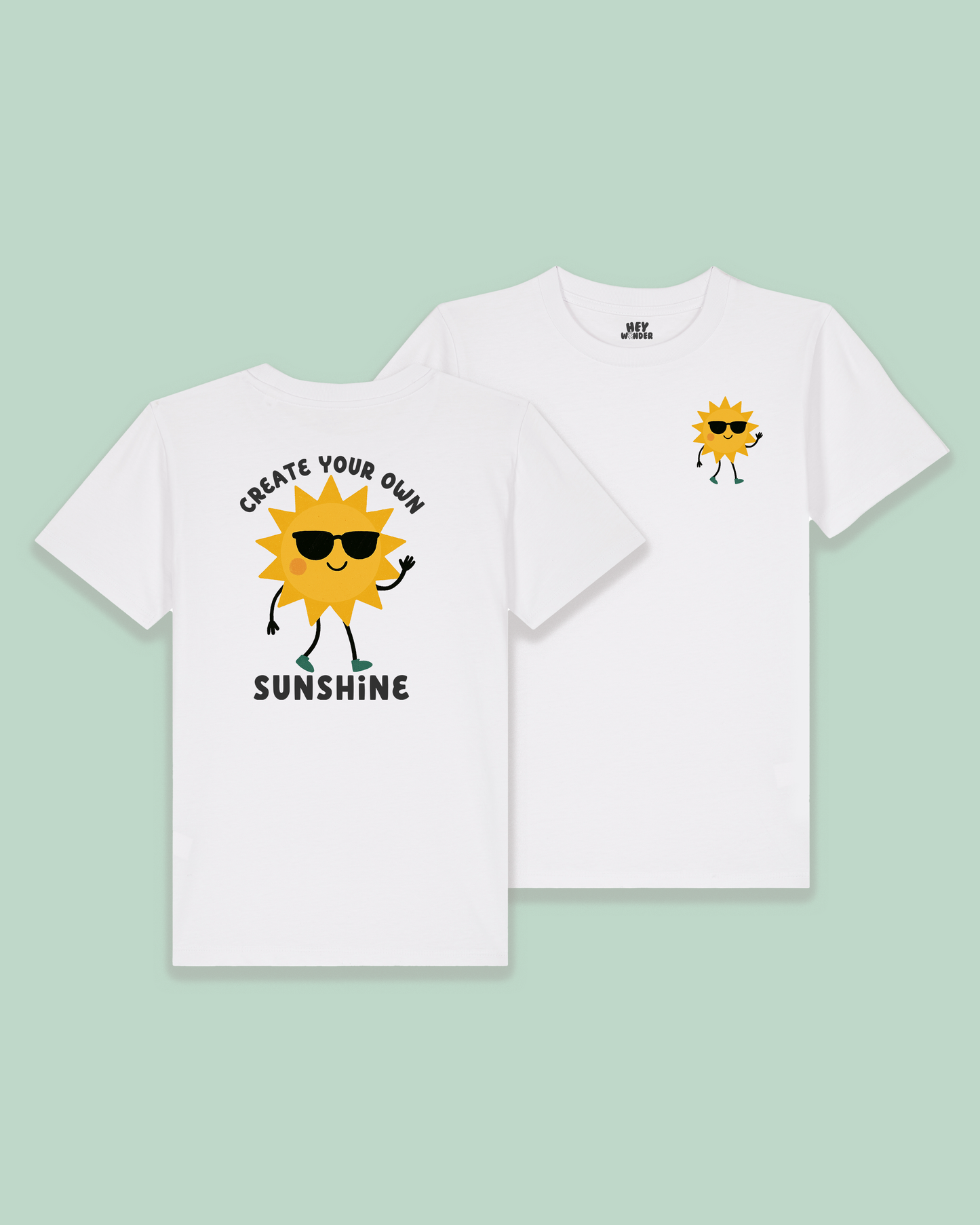 Kids T Shirt | Create Your Own Sunshine | Back Design