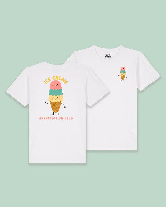 Kids T Shirt | Ice Cream Appreciation | Back Design