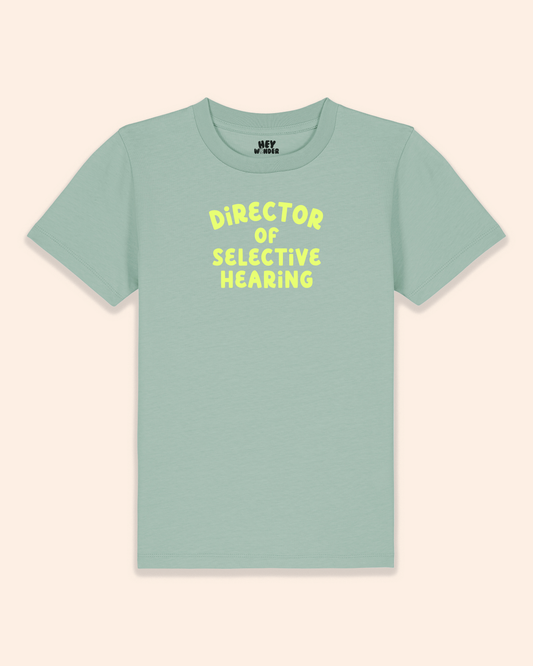 Kids T Shirt | Director Of Selective Hearing