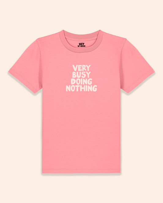 Kids T Shirt | Very Busy Doing Nothing