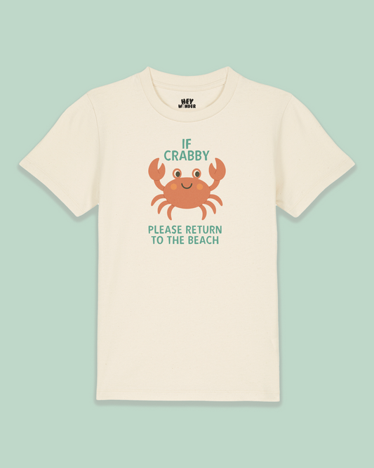 Kids T Shirt | If Crabby Please Return To The Beach