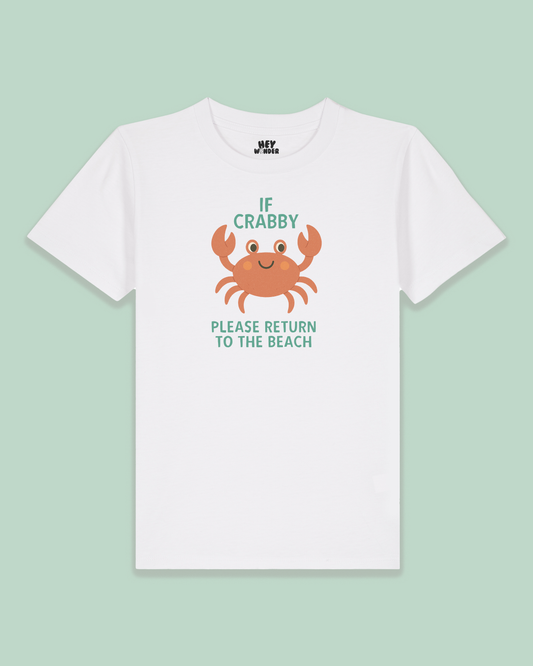 Kids T Shirt | If Crabby Please Return To The Beach