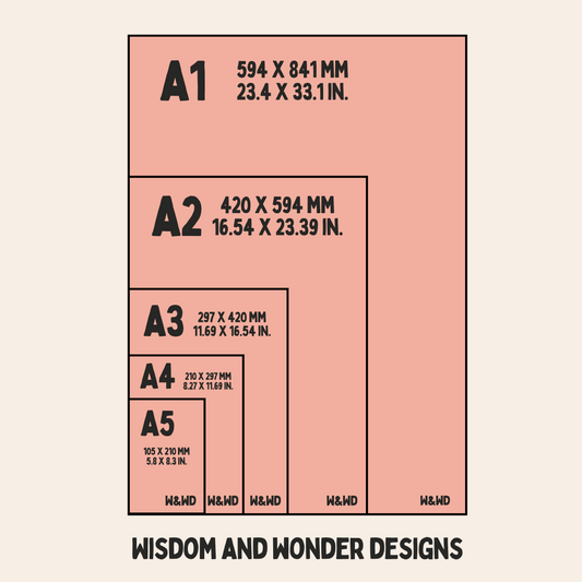 Lustre / A5 Print | Night Night, Love You | Plum and Cream | Wall Art Print | Wisdom and Wonder Designs