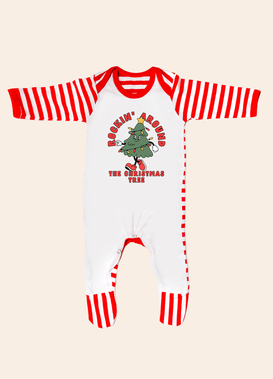 Rockin' Around The Christmas Tree | Christmas Baby Bodysuit
