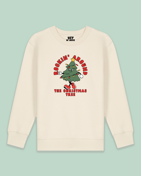 Christmas Kids Sweatshirt | Rocking' Around The Christmas Tree
