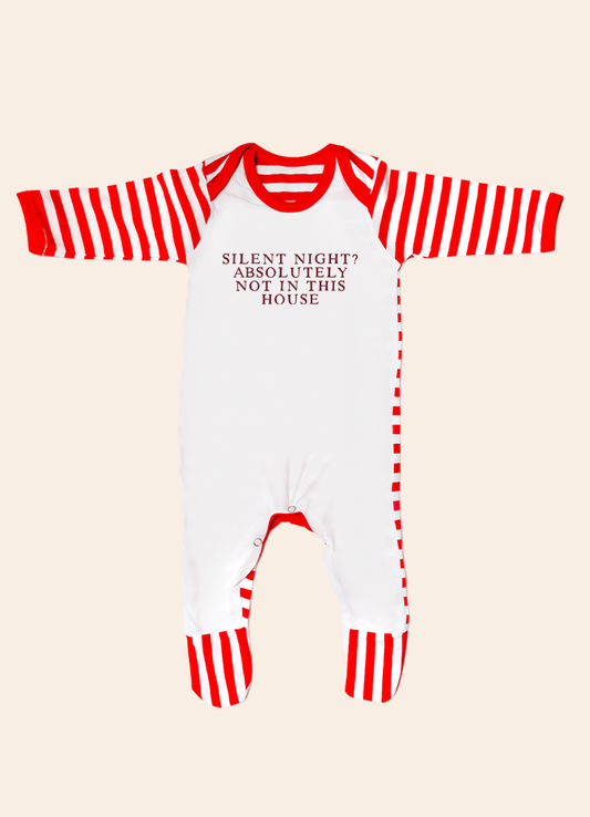 Silent Night? | Christmas Baby Bodysuit