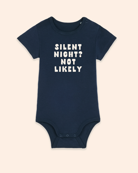Christmas Baby Bodysuit | Silent Night Not Likely