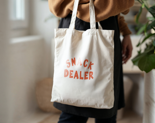 WISDOM & WONDER X HEY WONDER | Snack Dealer | Organic Cotton Tote Bag