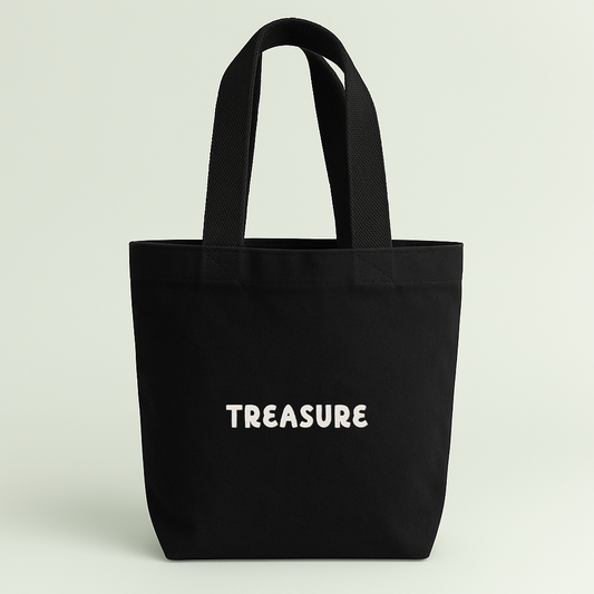 Treasure | Embroidered Mini Tote Bag