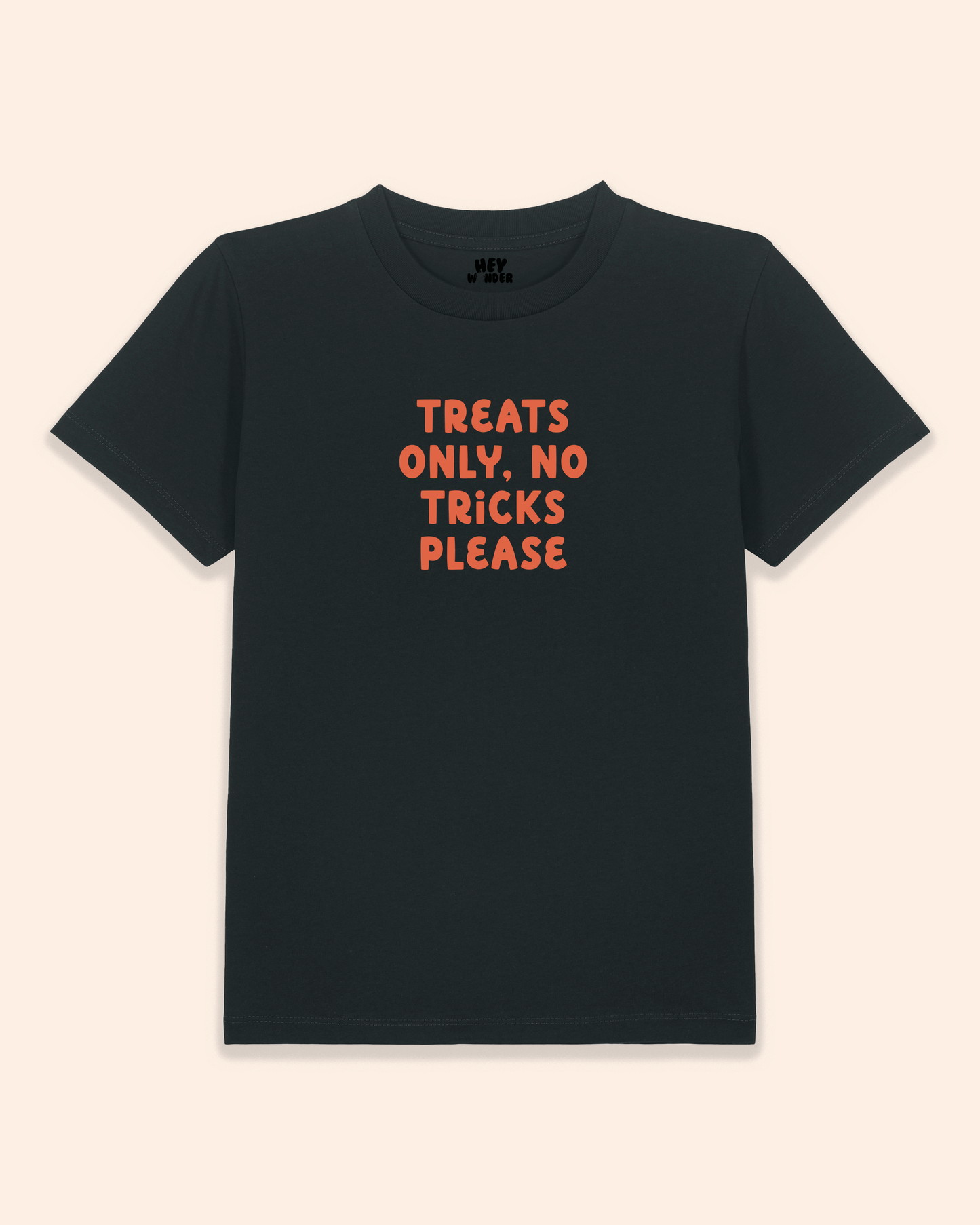 Kids T Shirt | Treats Only, No Tricks Please
