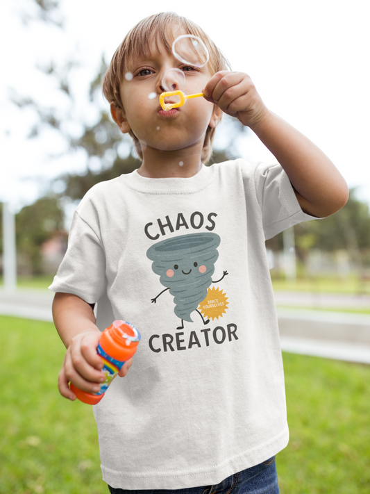 Kids T Shirt | Chaos Creator | Back Design