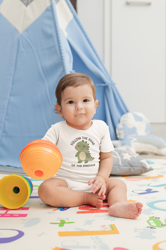 Baby Bodysuit | Follow The Roar Of The Dinosaur