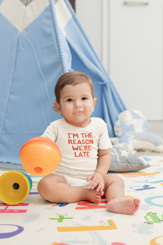 Baby Bodysuit | I'm The Reason We're Late