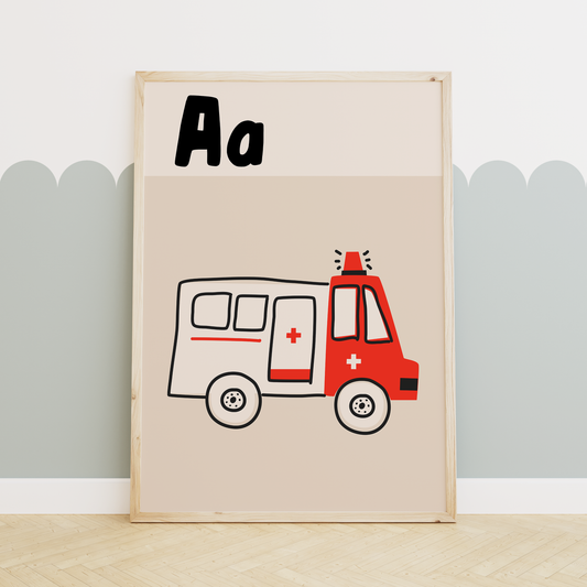 Alphabet A | Art Print